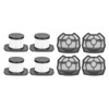 4PCS Vacuum Cleaner Filter Replacement Easy to Disassemble Vacuum Filter