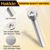 Hakkin Nuts and Bolts 1080Pcs M2 M3 M4 Hex Socket