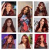30 Inch Reddish Brown Wig Human Hair 13x6 Body Wave