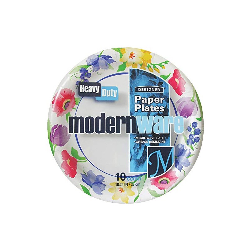 Modern ware 10-1/4 Paper Plate - Smart Savers