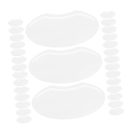 SAFIGLE 60Pcs Clear Hairdressing Facial Masks Haircut Shield Protectors for Salon Use Safe and Comfortable Hair Cutting Supplies Transparent Design for Unobstructed Vision