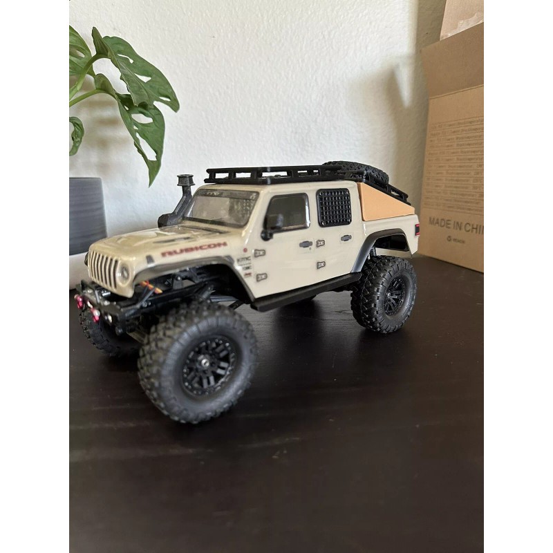 For Axial Axial SCX24 Jeep Gladiator Bed Shell With Rack