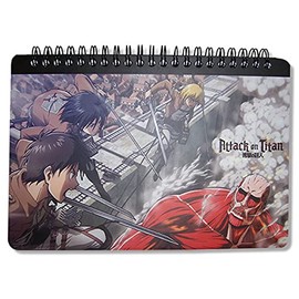 Great Eastern Entertainment Attack On Titan Spiral Notebook, 10"
