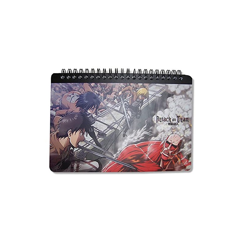 Great Eastern Entertainment Attack On Titan Spiral Notebook, 10"
