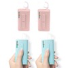 2 Pcs Travel Mini Refillable Dental Flossers Case,with 10 Count