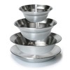 Ciathelife Stainless Steel Tableware Plates, Bowls, Cutlery, Dinnerware Set, Bowls