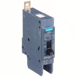 Siemens BQD120 20-Amp Single Pole 277V AC / 125V DC 14KAIC Bolt in Breaker