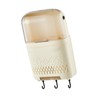 Wall Mounted Chopstick Holder with Hooks Self Adhesive Wall Mounted