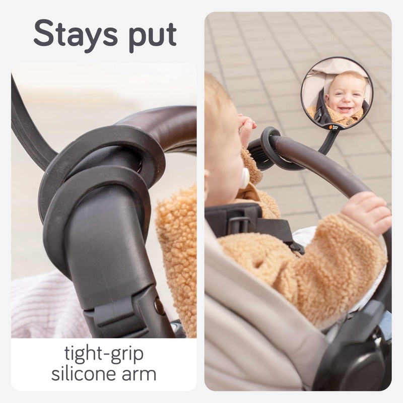 Baby Uma Stroller Mirror for Baby - 100% Shatterproof Clamp