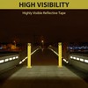 Nilight Safety Bollard, 36 inches Height Steel Bollard Post High