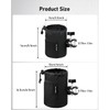 Belinous Motorcycle Cup Holder with 0.75"-1.5" Alligator Clamp, Drink Holder