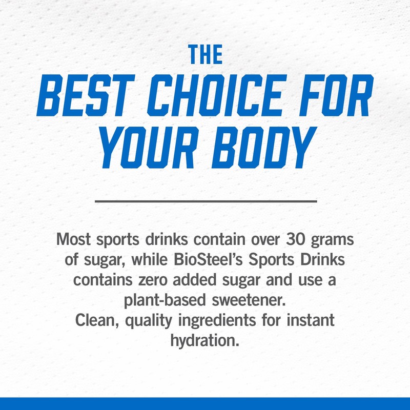 BioSteel Sports Drink, Great Tasting Hydration with 5 Essential Electrolytes,