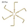 sourcing map Screw Hooks Ceiling Hooks Self-Tapping Screw-In Hooks with