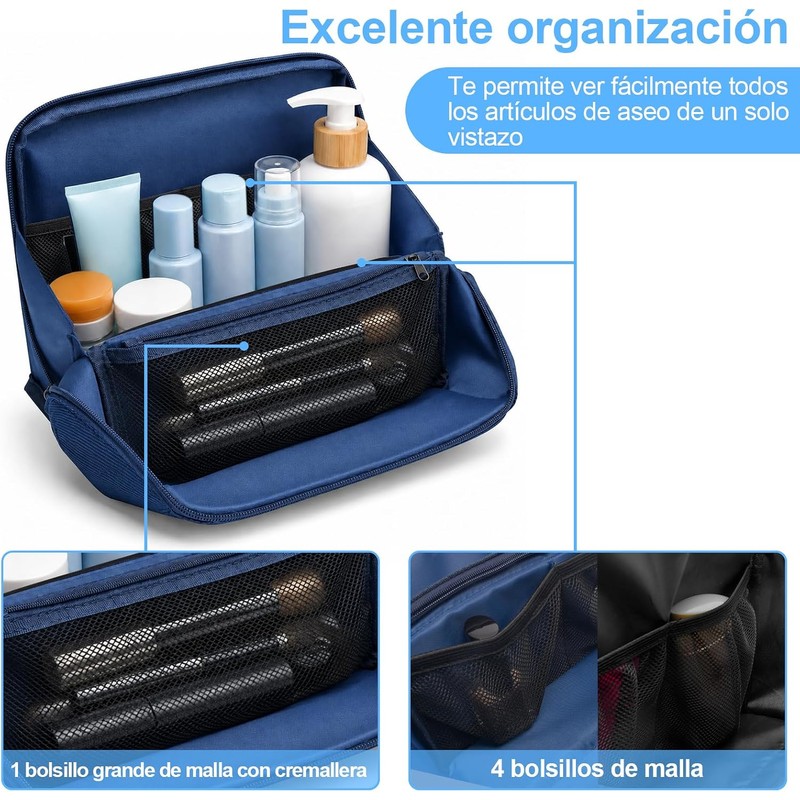 CGBE Neceser de Viaje Hombre:Bolsa de Aseo Grande para Artículos