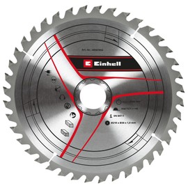 Original Einhell Circular Saw Blade 210 x 30 mm (Saw Accessories, Diameter 210 mm, Intake 30 mm, 40 Teeth, Cutting Width 1.8 mm, for Cordless Pull Mitre Saws and Table Saws)