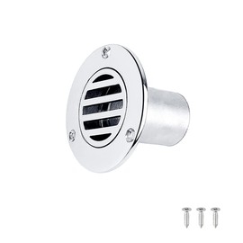 EEYAD 316 Stainless Steel 1 1/2 inch Deck Drain Scupper(Straight)