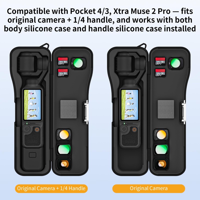 Portable Hard Case for DJI Osmo Pocket 4/3 Xtra Muse