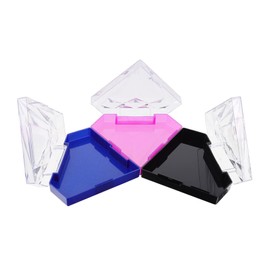 Minkissy 3pcs Colorful Lash Holder Delicate Eyelash Storage Boxes for Fake Lashes Convenient and Easy to Open for Makeup Design