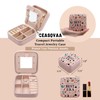 CEASQVAA Best Jewelry Box Gift, Inspired Small Jewelry Case for