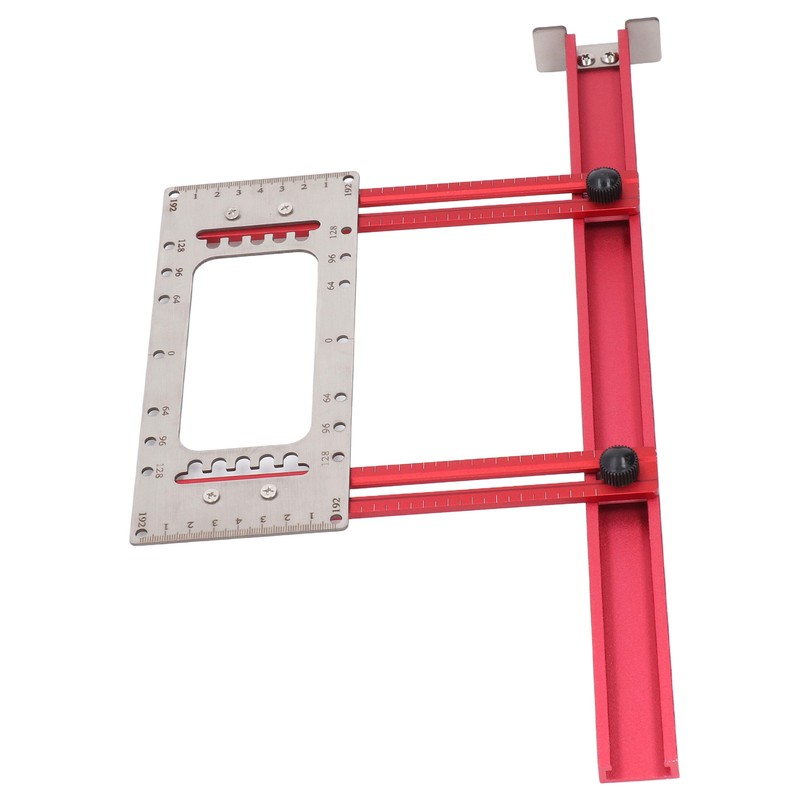 Door Handle Punch Locator Cabinet Hardware Opening Locating Jig 64mm
