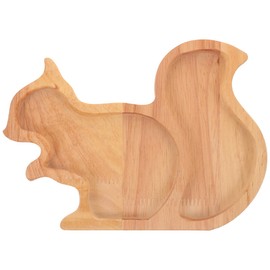 Luxshiny Wooden Chopping Boards Squirrel Shaped Cutting Board Platter Cheese Dessert Serving Tray Charcuterie Board Spring Salad Dish Plate Butcher Block