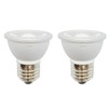 Anyray 2-LED Light Bulbs HR16 120V 5W E27 MR-16 JDR