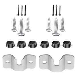 Heavy Duty Dartboard Bracket Set Premium Dart Board Bracket for Wall Mounting with Screws and Stabilisers for Cabinet, Stand or Door Installation(2pcs)
