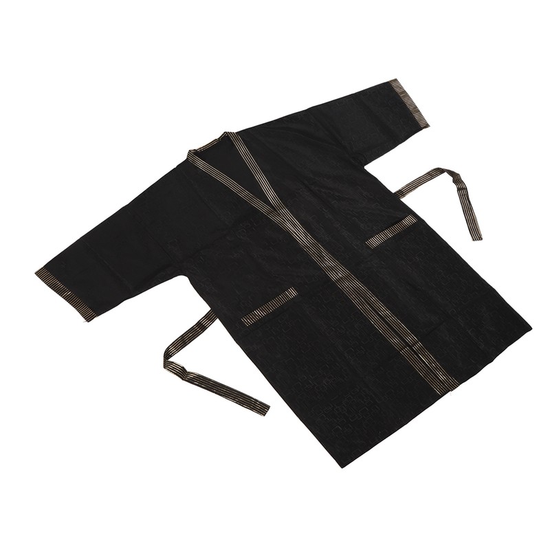 Haircut Gown with Pocket Short Sleeve Professional Belt Grooming Work