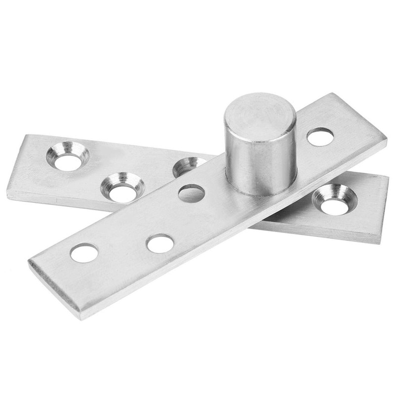 Jeanoko 2 Pieces Revolving Door Hinge 360 Degree Swivel Hinge