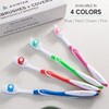104 Pack Bulk Toothbrushes w/Cover Caps, Individually Wrapped Disposable Travel