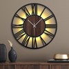 Mee 2ou 24 Inch Large Metal Wall Clock with Voice