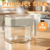 Suclain 6 Pcs Condiment Jar Spice Container 13.5oz Sugar and