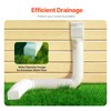 VEVOR Rain Gutter Downspout Extensions, 2-Pack Flexible Downspout Extender, Down