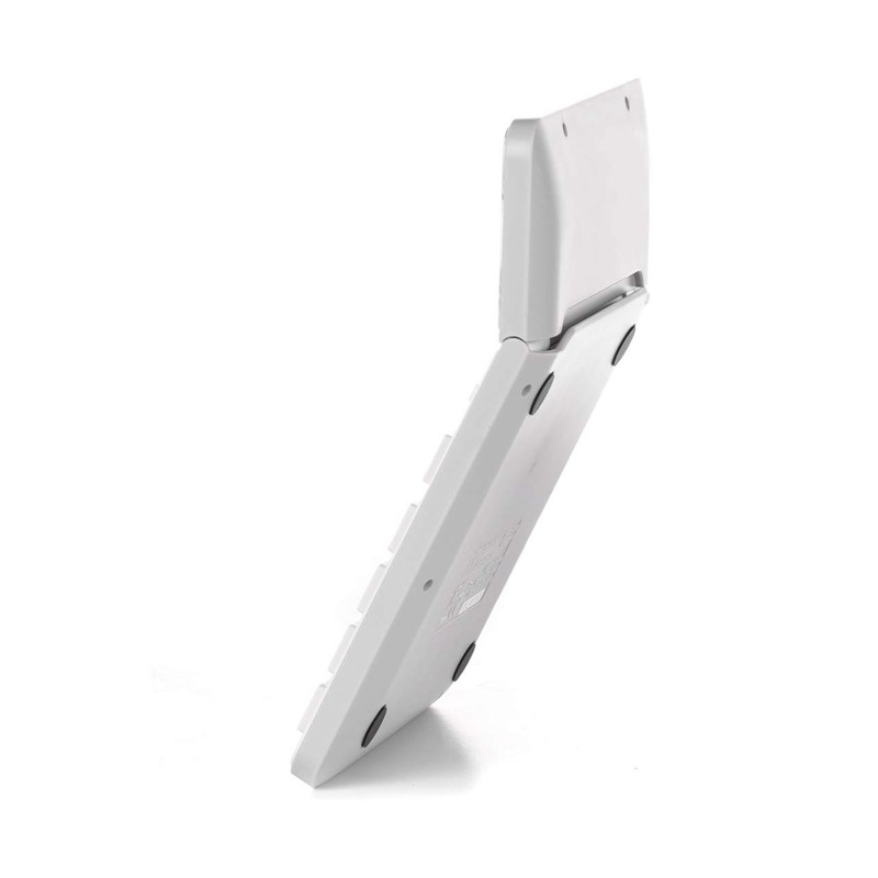 Sharp EL-340W Tischrechner mit beweglichem Display, Solar-/Batteriebetrieben, Weiß