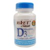 Vitamina D3 Riket Natural Suplemento Vegano Sin Gluten 30 Capletas