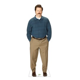 Cardboard People Ron Swanson Cardboard Cutout Standup - Parks and Recreation (TV Series)