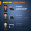 Nilight UTV Winch Rocker Switch Momentary On Off 7 PIN