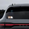 Cute Cartoon Dog Decal Stickers, A4 Size, Waterproof Adhesive, for