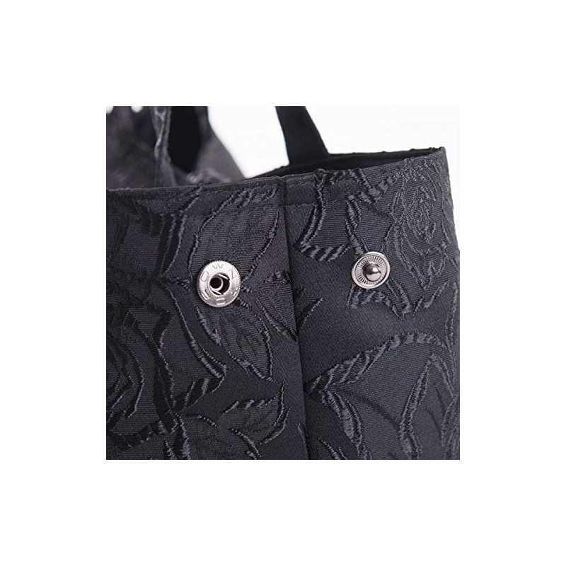 Aurora Formal Bag with Gusset, Made in Japan, Black Formal