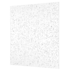 MECCANIXITY 1Pcs White Glitter Acrylic Sheets 1/8" Thickness 12"x12" Transparent Sparkly PMMA Plastic Sheets Extruded Blanks Acrylic for Laser Cutting and Engraving DIY Art Crafting