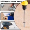 WKRTDY Pack of 100 universal screws, self-drilling screws with cross-shaped