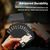 SHUXIA 1 pair Playing Cards Cool Black,Plastic PlayingCards,Waterproof Deck of