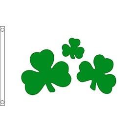 AZ FLAG Irish Shamrock Flag 3' x 5' - Ireland Flags 90 x 150 cm - Banner 3x5 ft