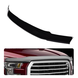 CRODESSIGN Hood Deflector Bug Shield Black Compatible with 2017 Ford F250/350/450/ 550 Super Duty HC3Z-16C900-A