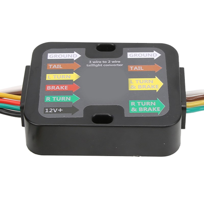 Trailer Wiring Converter Powered 3 to 2 Wire Trailer Tail