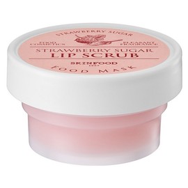 Skinfood Strawberry Sugar Food Mask Lip Scrub, 21g, 1 piece, strawberry scent / 스킨푸드 딸기슈가 푸드마스크 립 스크럽, 21g, 1개, 딸기향