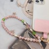 cioatu Cute Phone Wrist Strap Chic Beaded Cellphone Lanyard with