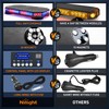 Nilight 42 LED Roof Top Strobe Lights Hazard Emergency Safety