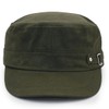 Rumnoke Cadet Army Cap for Women Men Unisex Flat Top