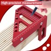 CHmiss 3D Multi-Angle Measuring Ruler, 22.5-90 Degree Aluminium Alloy 3D